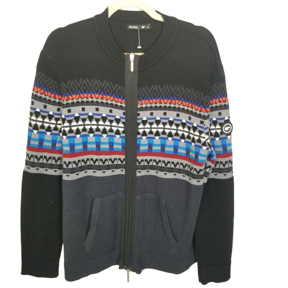 Eisbar Mens M Fair Isle Nordic Long Sleeves Crew N